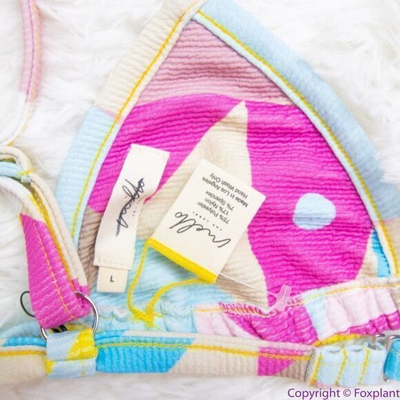 NEW SET! MELLO the label color block brazilian bikini ,L - Picture 4 of 16